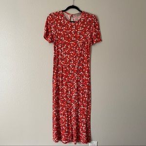 ASOS floral print midi dress